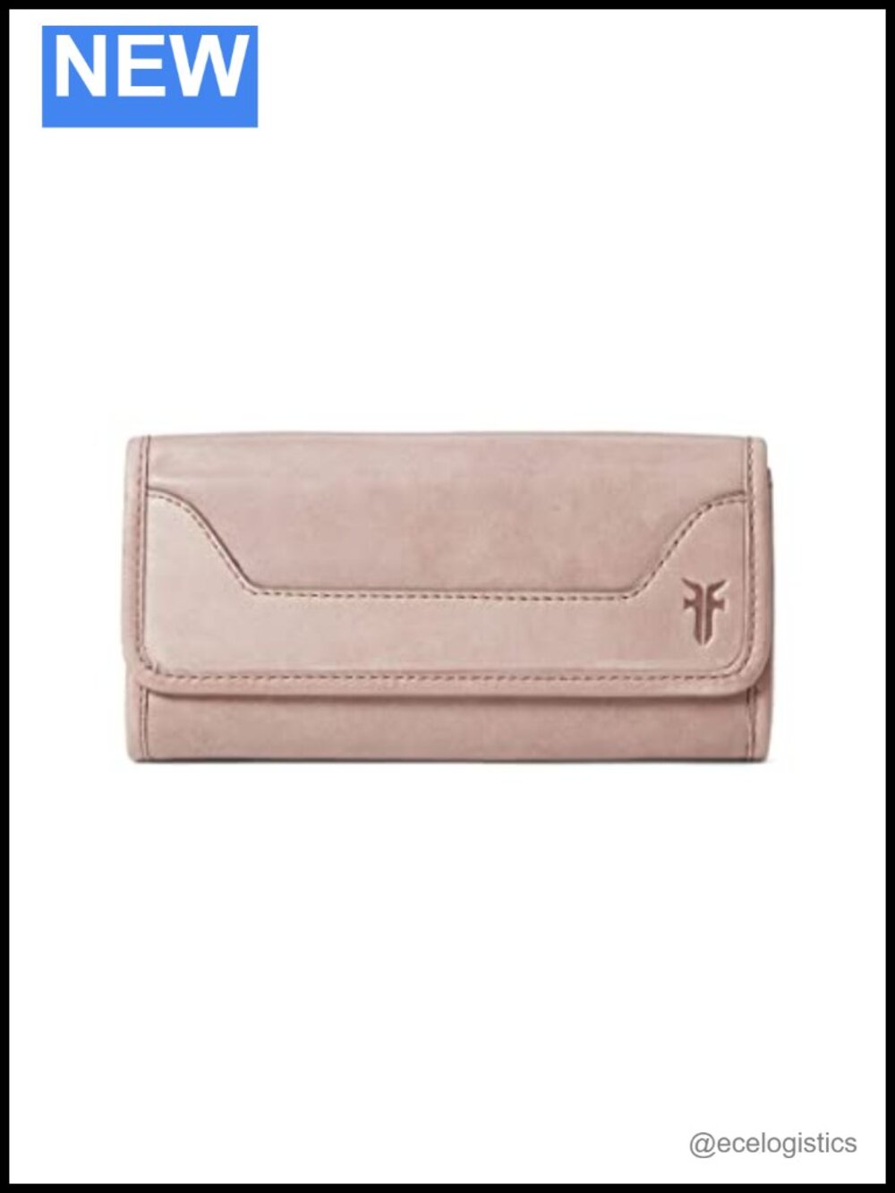 Frye Melissa Leather Wallet with Card Slots and ID Window